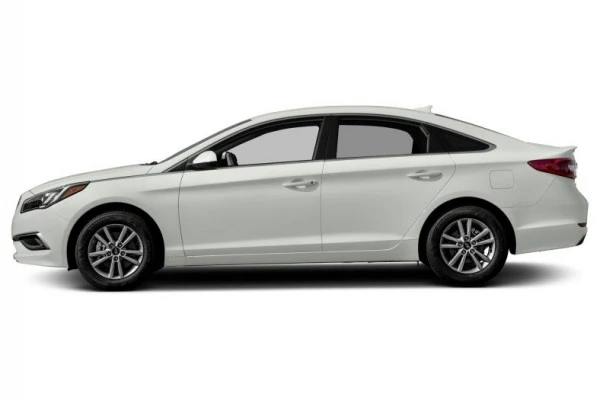  Bright White Hyundai Sonata Photo 7