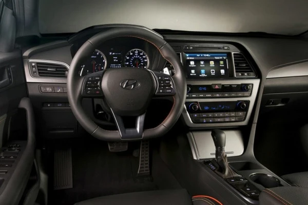  Bright White Hyundai Sonata Photo 8