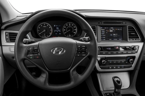  Bright White Hyundai Sonata Photo 12