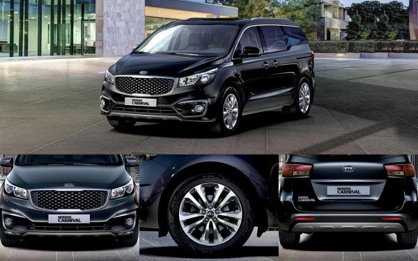  Ярко-белый KIA Carnival Photo 7