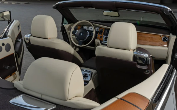  Dark Brown Rolls Royce Dawn Photo 6