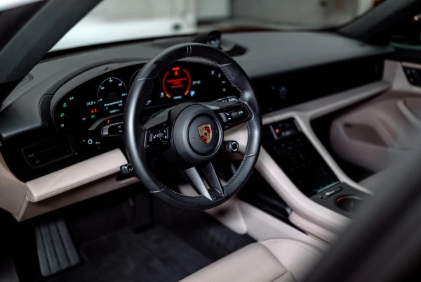  Dark Red Porsche Taycan Cross Turismo 4 Photo 5