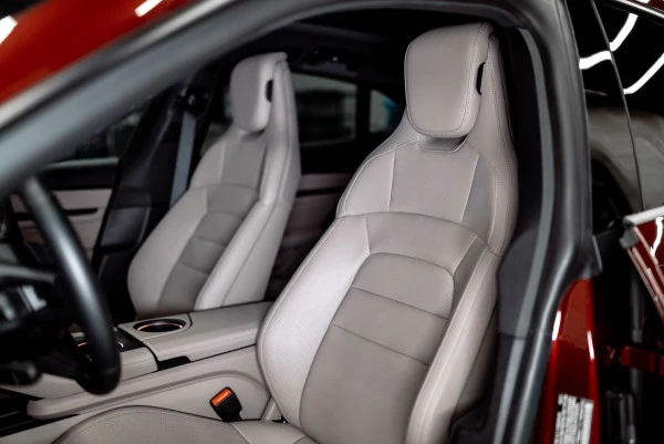  Dark Red Porsche Taycan Cross Turismo 4 Photo 6