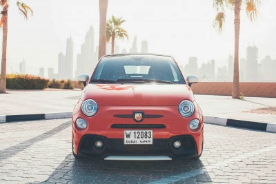  Red Fiat Abarth 595 Photo 2