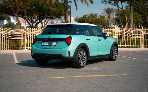  Green White Mini Cooper S Photo 2