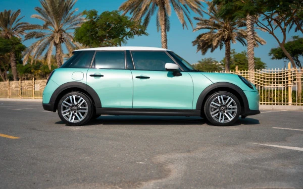  Green White Mini Cooper S Photo 3