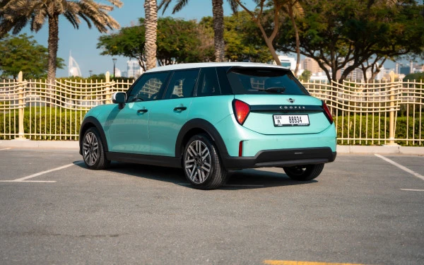  Green White Mini Cooper S Photo 4