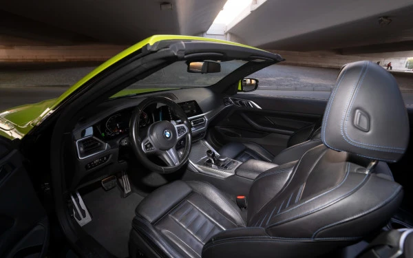  Lime Green BMW 430i cabrio Photo 7