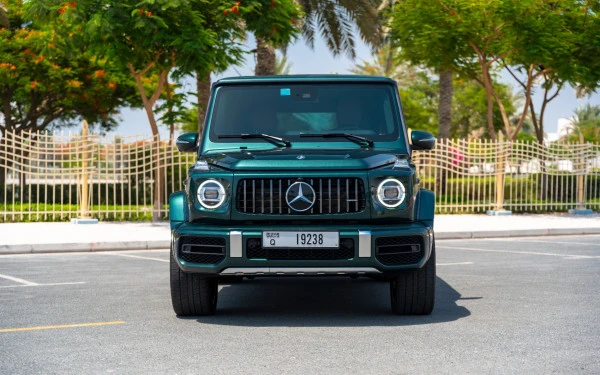  Зеленый Mercedes G63 AMG Photo 3
