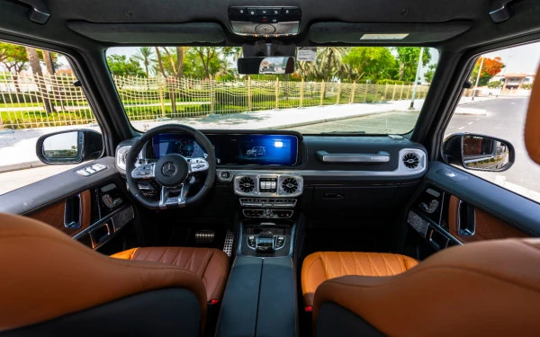  Зеленый Mercedes G63 AMG Photo 13