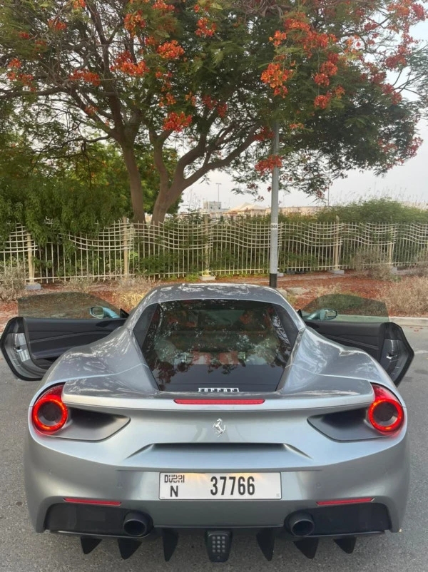  Grey Ferrari 488 GTB Photo 3