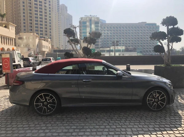  Темно-серый Mercedes C200 Cabrio Photo 3