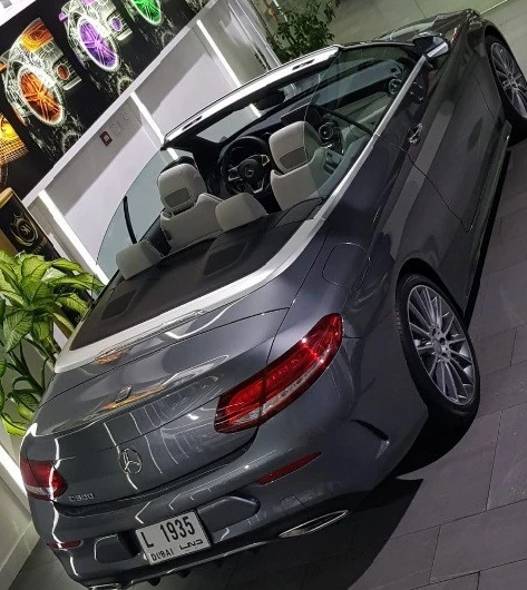  Grey Mercedes C300 Cabriolet Photo 2