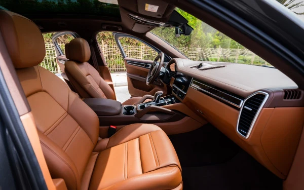  Серый Porsche Cayenne coupe Photo 4