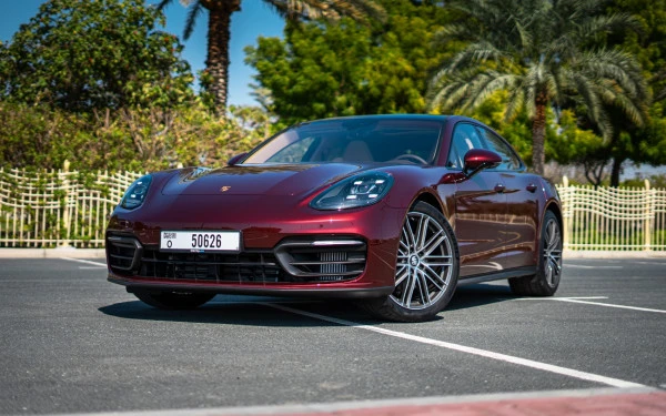  Maroon Porsche Panamera Photo 2