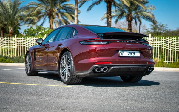  Maroon Porsche Panamera Photo 4