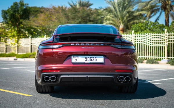  Maroon Porsche Panamera Photo 5
