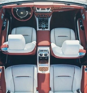  Maroon Rolls Royce Dawn Photo 4
