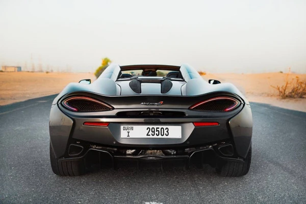  Black McLaren 570S Spyder Photo 3