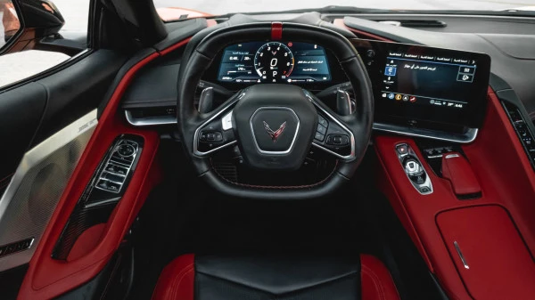  Orange Chevrolet Corvette C8 Spyder Photo 7