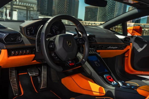  Orange Lamborghini Huracan Photo 5