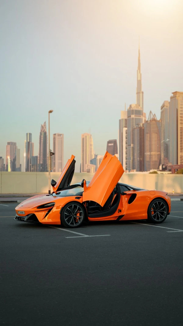 Orange McLaren Artura Spider Photo 2