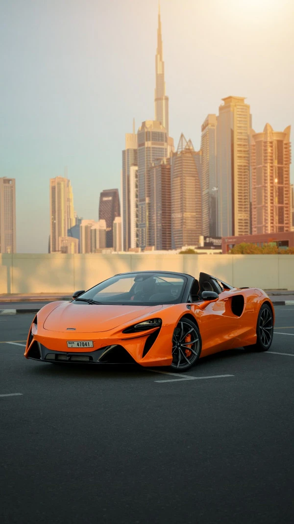  Orange McLaren Artura Spider Photo 3