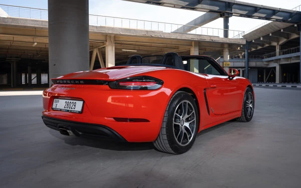  Orange Porsche Boxster 718 Photo 3