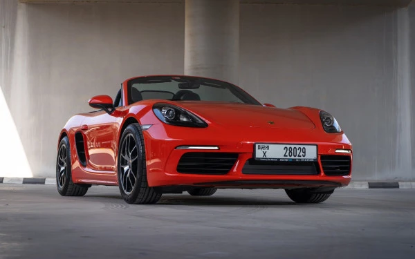  Orange Porsche Boxster 718 Photo 2