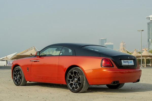  naranja Rolls Royce Wraith- Black Badge Photo 2