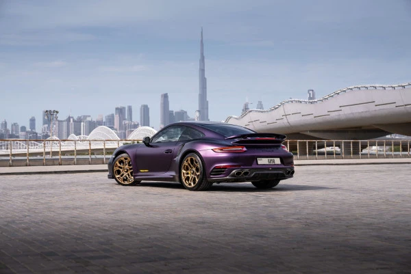 Purple Porsche 911 Turbo S Photo 5