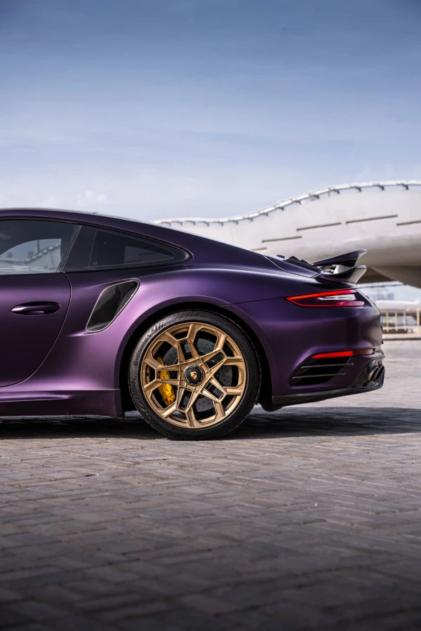  Purple Porsche 911 Turbo S Photo 10