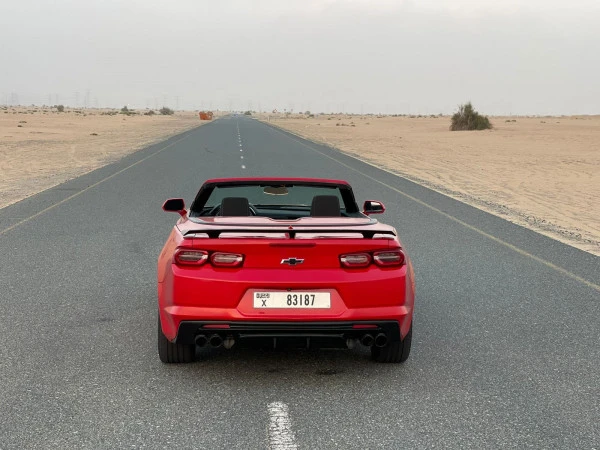  Rot Chevrolet Camaro Convertible Photo 6