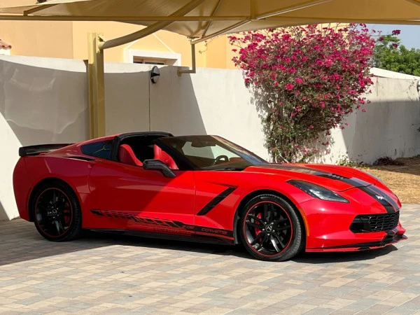  أحمر شيفروليه كورفيت ستينغراي Photo 3