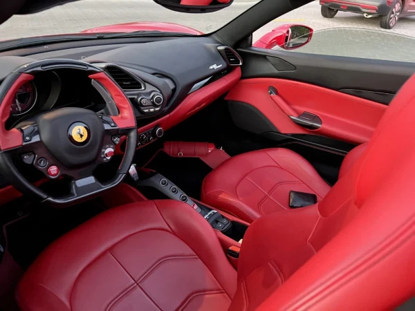  Red Ferrari 488 Spyder Photo 3