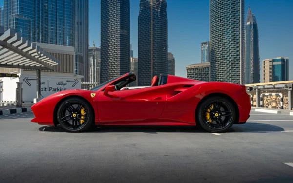 Red Ferrari 488 Spyder Photo 5