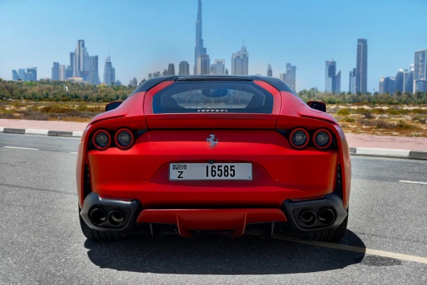  Red Ferrari 812 Superfast Photo 3