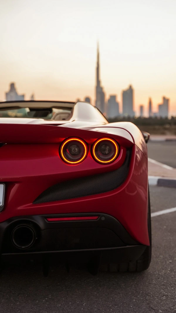  Red Ferrari F8 Tributo Spyder Photo 4