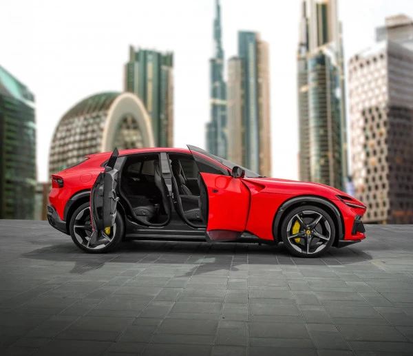  Rouge Ferrari Purosangue Photo 2