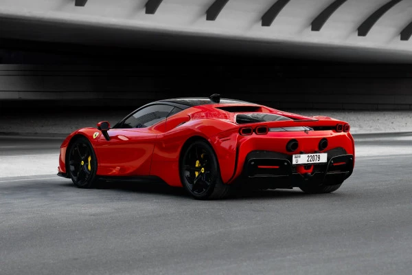  Red Ferrari SF90 Stradale Photo 4