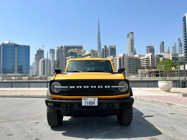  Yellow Ford Bronco Wildtrak 2021 Photo 6