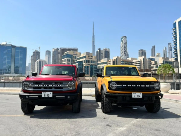  Yellow Ford Bronco Wildtrak 2021 Photo 7