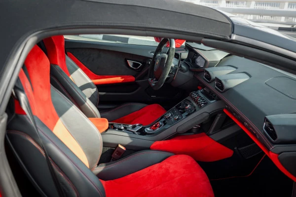  Rosso Lamborghini Huracan Spyder Photo 2