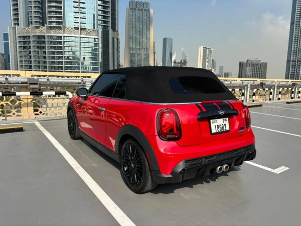  Red Mini Cooper Cabrio S Photo 3