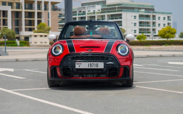  Red Mini Cooper S 2 doors cabrio Photo 2