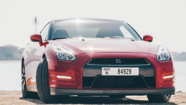  Red Nissan GTR Photo 6