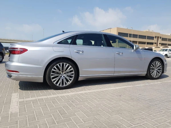  Silver Audi A8 55TFSI Photo 3