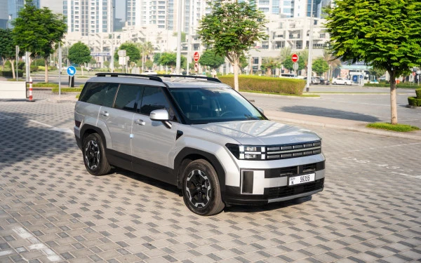  Silver Hyundai Santa Fe Photo 2