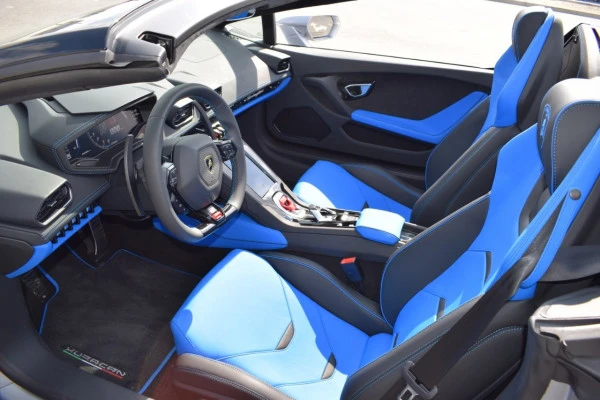  Argent Lamborghini Evo Spyder Photo 6