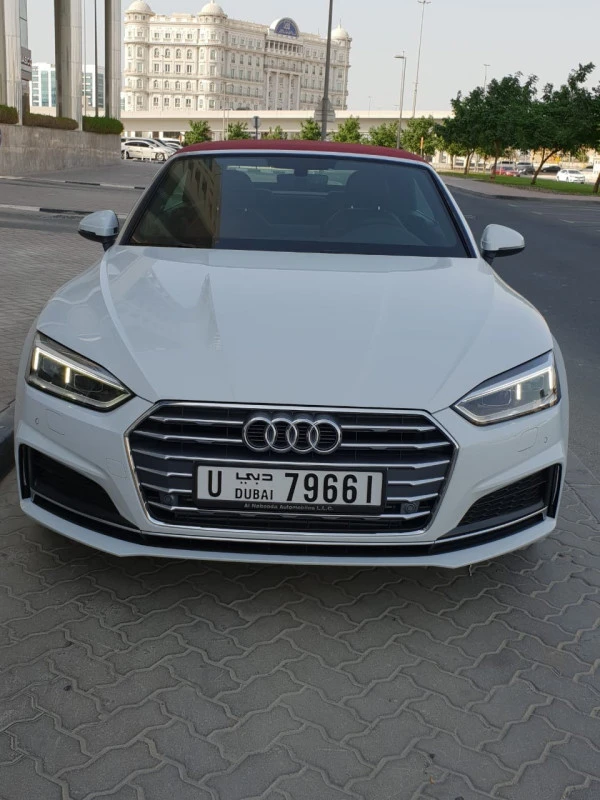  Blanc Audi A5 convertible Photo 3